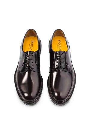 Stringata Derby in pelle burgundy DOUCAL'S | DU1385SIEWUF007TL01.