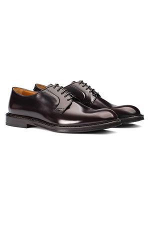 Stringata Derby in pelle burgundy DOUCAL'S | DU1385SIEWUF007TL01.