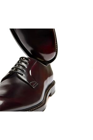 Stringata Derby in pelle burgundy DOUCAL'S | DU1385SIEWUF007TL01.