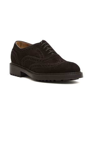 Brown suede lace-up brogues DOUCAL'S | DU3500HENRUF009TM23.