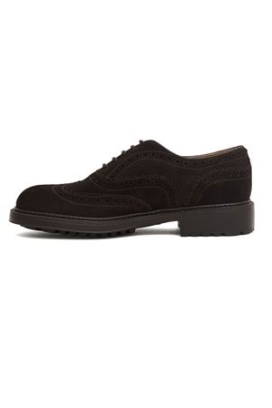 Brown suede lace-up brogues DOUCAL'S | DU3500HENRUF009TM23.