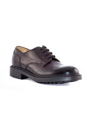 Stringata Derby in pelle bordeaux DOUCAL'S | DU3501HENRUF188NL01.