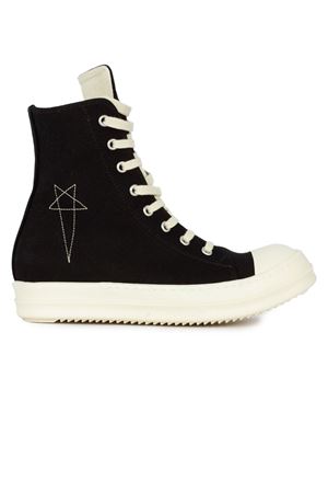 Black 13Oz Overdyed Denim Sneakers DRKSHDW | DS02E7800DOEM89811