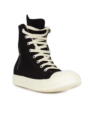 Black 13Oz Overdyed Denim Sneakers DRKSHDW | DS02E7800DOEM89811