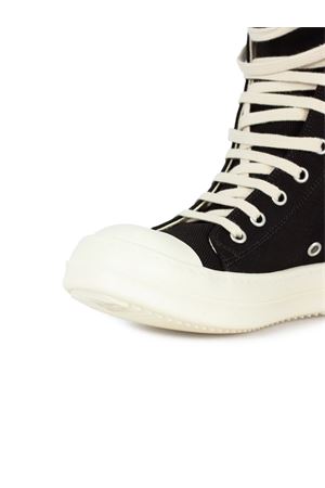 Black 13Oz Overdyed Denim Sneakers DRKSHDW | DS02E7800DOEM89811