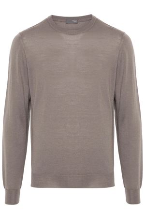Dove grey merino wool sweater DRUMOHR | D0D103548