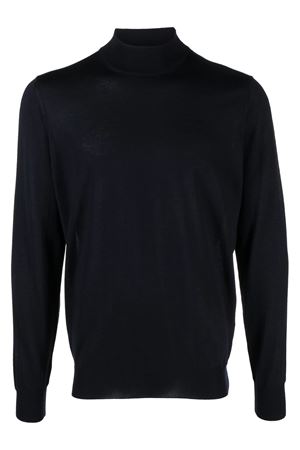 Navy blue merino wool jumper DRUMOHR | D0D144790