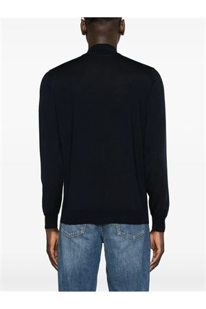 Navy blue merino wool jumper DRUMOHR | D0D144790