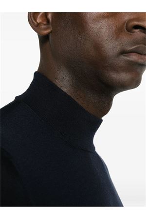 Navy blue merino wool jumper DRUMOHR | D0D144790