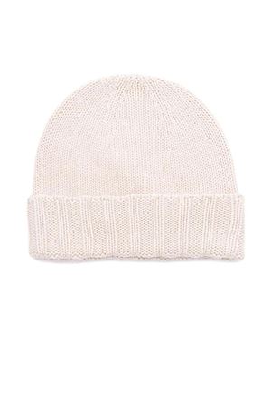Beige cashmere ribbed beanie DRUMOHR | D1K750112