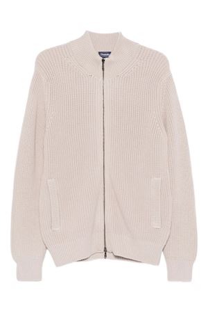 Beige merino wool cardigan DRUMOHR | D5M202PNL130