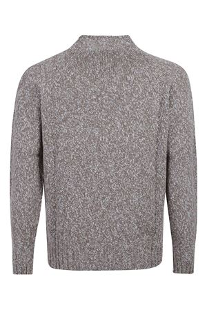 Taupe grey raglan-sleeve sweater DRUMOHR | D5W144MRM04