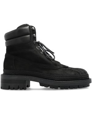 Stivali Army imbottiti in pelle di vitello nero DSQUARED | ABM0159097085462124