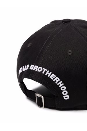 Cappello da baseball in cotone nero DSQUARED | BCM060305C00001M063