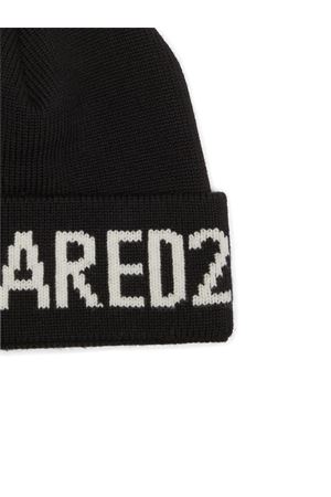 Berretto in lana nero DSQUARED | KNM016101W043282124