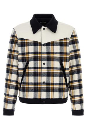 Bomber in flanella di puro cotone DSQUARED | S71AN0621D35350001F