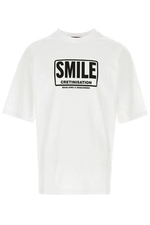 T-shirt in cotone bianco DSQUARED | S71GD1595D20020100