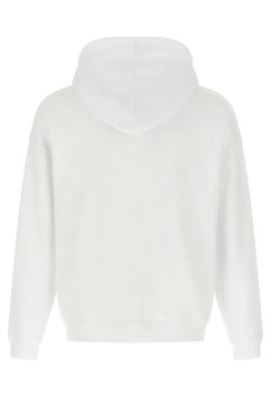 Felpa in cotone bianco con cappuccio DSQUARED | S71GU0753S25516100