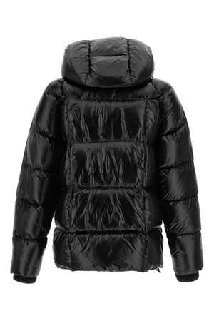 Black quilted hooded down jacket DSQUARED | S74AM1611D35315900