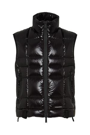 Gilet 3D nero DSQUARED | S74FB0344D35315900