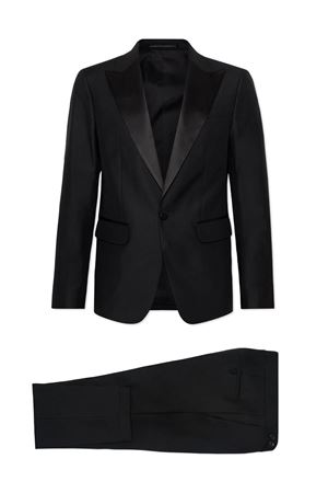 Abito In Seta E Lana Nero DSQUARED | S74FT0493S39408900