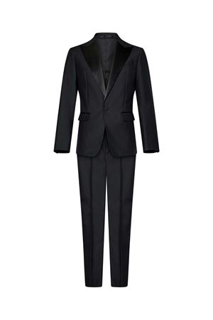 Abito In Seta E Lana Nero DSQUARED | S74FT0493S39408900