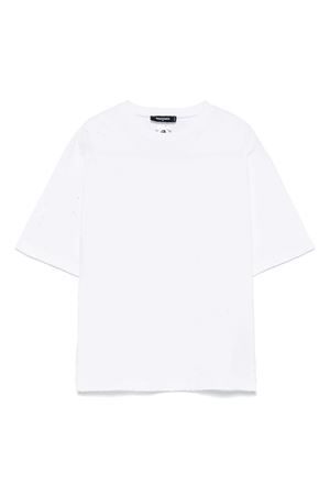 White cotton T-shirt DSQUARED | S74GD1408S24583100