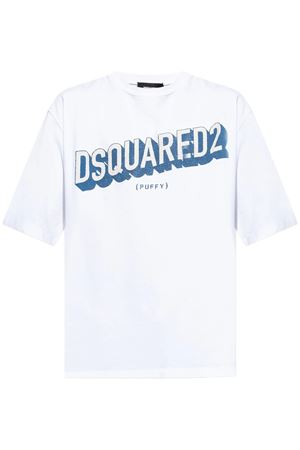 White oversized t-shirt DSQUARED | S74GD1445D20020100