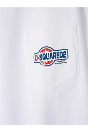 T-shirt in cotone bianco DSQUARED | S74GD1449D20020100