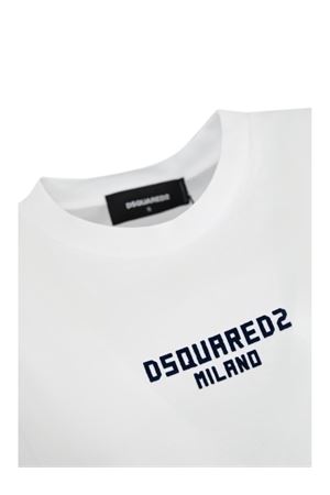 White cotton T-shirt DSQUARED | S74GD1455D20020965