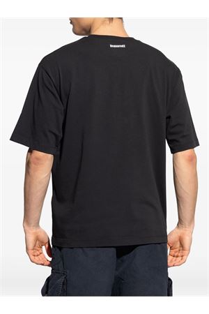 T-shirt in cotone nero DSQUARED | S74GD1479D20033900