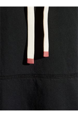 Felpa con cappuccio in cotone nero DSQUARED | S74GU0873S25030900