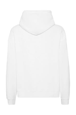 Felpa Heritage in cotone bianco DSQUARED | S74GU0897S25516100