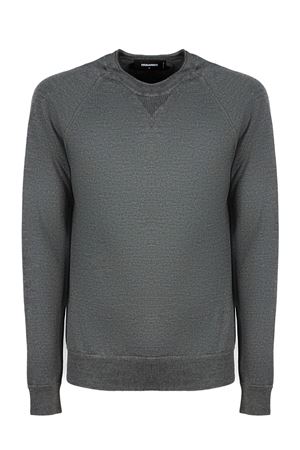 Grey virgin wool jumper DSQUARED | S74HA1564D13133859