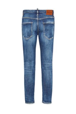 Jeans in denim di cotone blu DSQUARED | S74LB1729S30872470