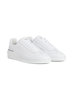 Sneakers in pelle bianca DSQUARED | SNM0447015000011062