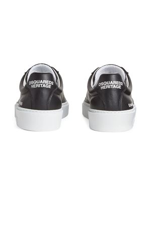 Sneakers in pelle nera DSQUARED | SNM0447015000012124