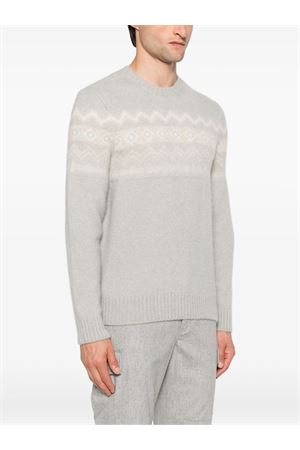 Maglione in misto cashmere e seta grigio ELEVENTY | L76MAGL63MAG0L023800201