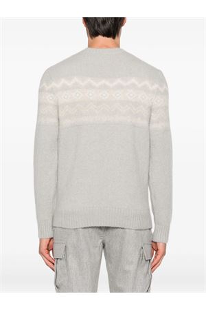 Maglione in misto cashmere e seta grigio ELEVENTY | L76MAGL63MAG0L023800201