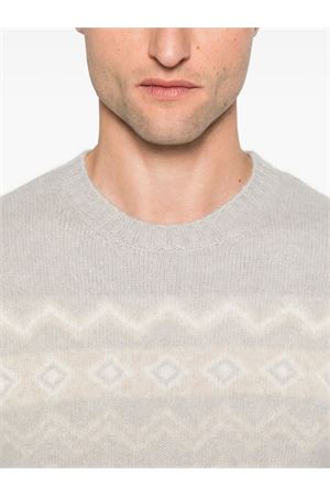 Maglione in misto cashmere e seta grigio ELEVENTY | L76MAGL63MAG0L023800201