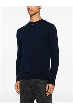 Blue wool sweater ELEVENTY | L76MAGL77MAG0L0301102