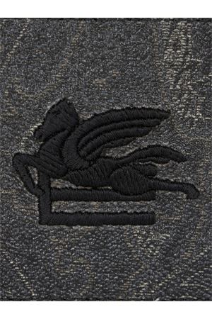 Portafoglio Paisley jacquard nero e grigio ETRO | MP2E0002AA012N0000