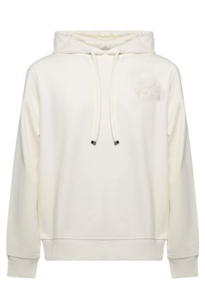 Felpa con cappuccio in cotone bianco ETRO | MRMB0008AJ292W0800