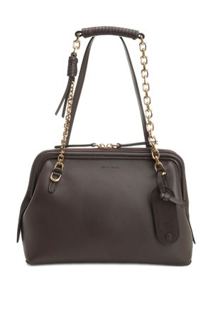 Borsa a spalla DOC in pelle marrone ETRO | WP1B0032AP398M0019