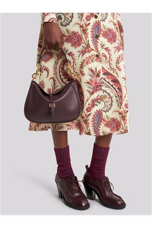 Borsa Pony media in pelle bordeaux ETRO | WP1C0019AP340R0108