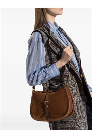 Borsa Pony media in camoscio marrone ETRO | WP1C0019AP341M0453