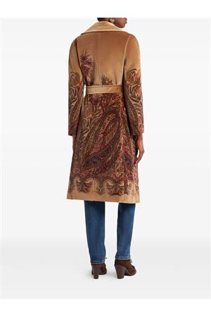 Cappotto In Velluto Con Stampa Paisley ETRO | WRAA003599SPEA7X0801
