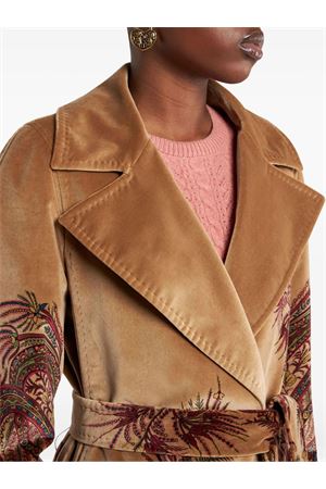 Cappotto In Velluto Con Stampa Paisley ETRO | WRAA003599SPEA7X0801