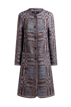 Cappotto In Jacquard Bouclè ETRO | WRAA004099TJB36S9880