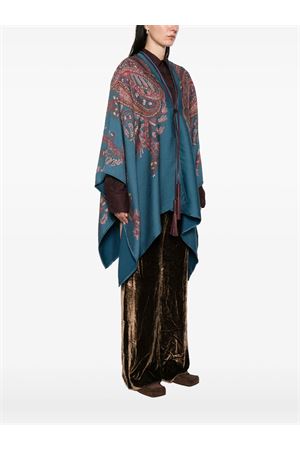 Poncho Con Stampa Paisley ETRO | WRBD0012AV778X0883